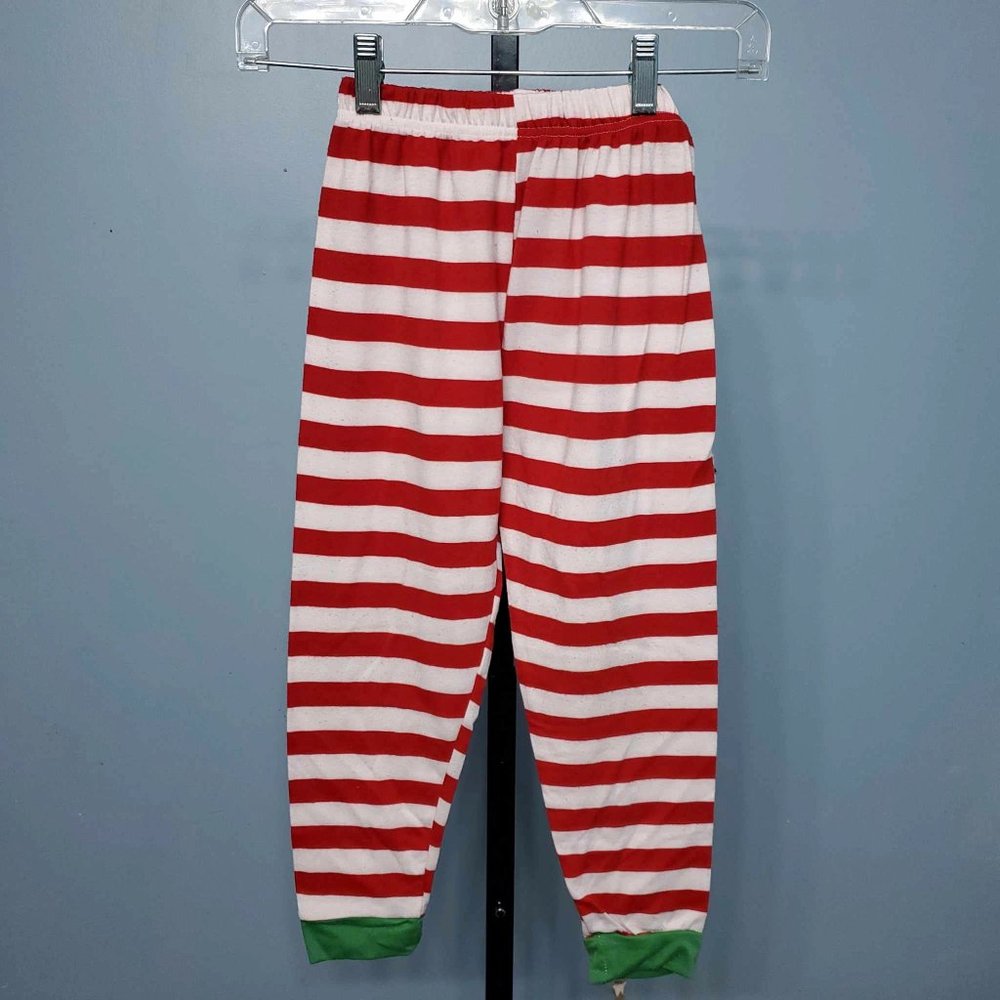 4/$10 Elf Christmas Pants Red White Stripped Leggings |Size: 130 (8 US)